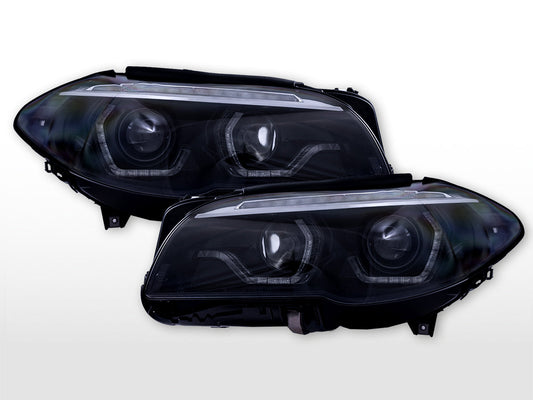 Faros Delanteros Bmw Serie 5 E60 / E61 03-07 Negro Lights > Headlights