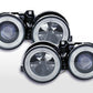 Juego De Faros Angel Eyes Bmw 3Er Tipo E30 2/4 Puertas. 87-91 Negro Lights > Headlights