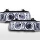 Juego De Faros Xenon Optica Angel Eyes Bmw 3Er Coupé Tipo E36 Año 92-98 Cromo Lights > Headlights