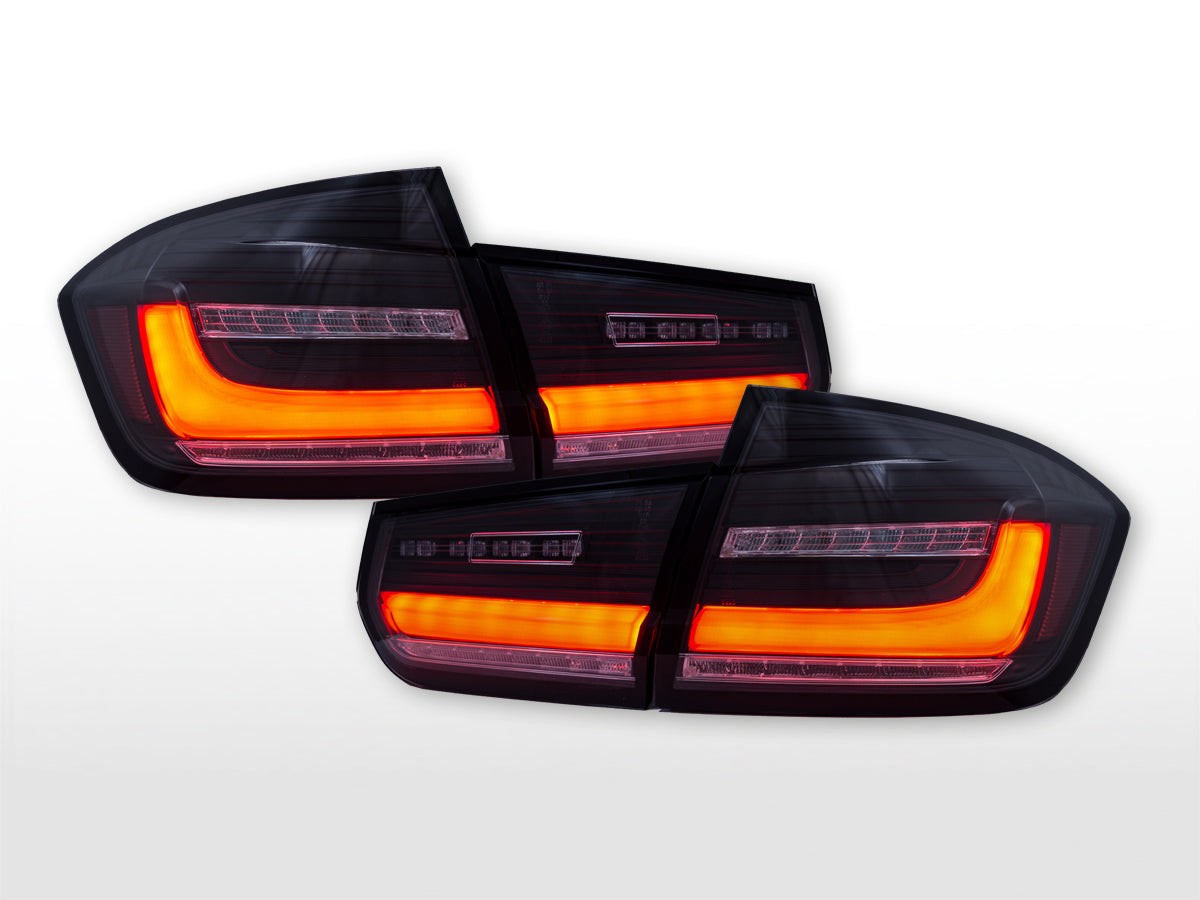 Pilotos traseros LED BMW Serie 3 F30 12-17 rojo/negro ahumado