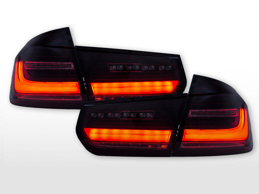 Piloti posteriori BMW LED Serie 3 F30 12-17 rosso/nero