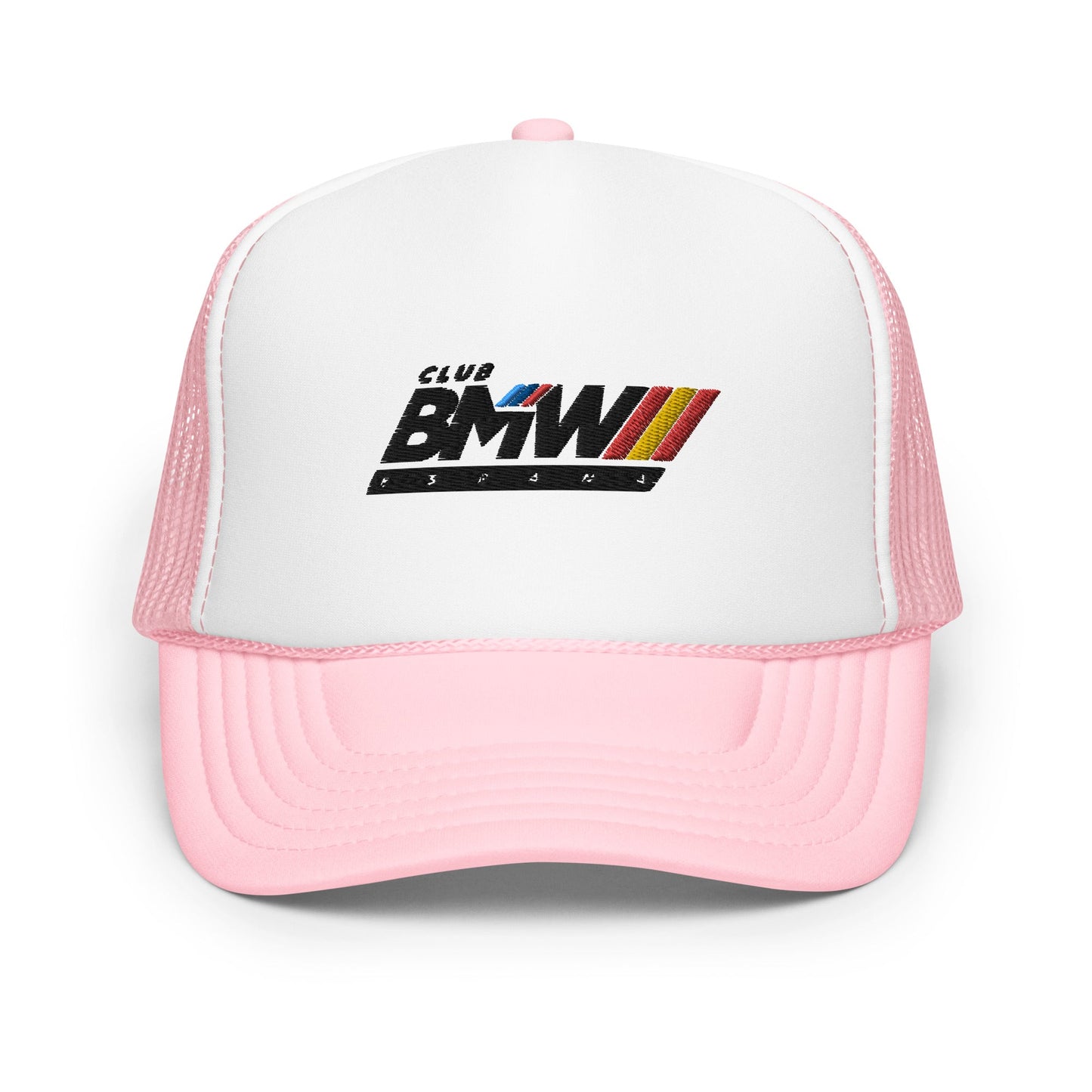 Gorra Trucker Con Frontal De Espuma Club Bmw España Light Pink / White