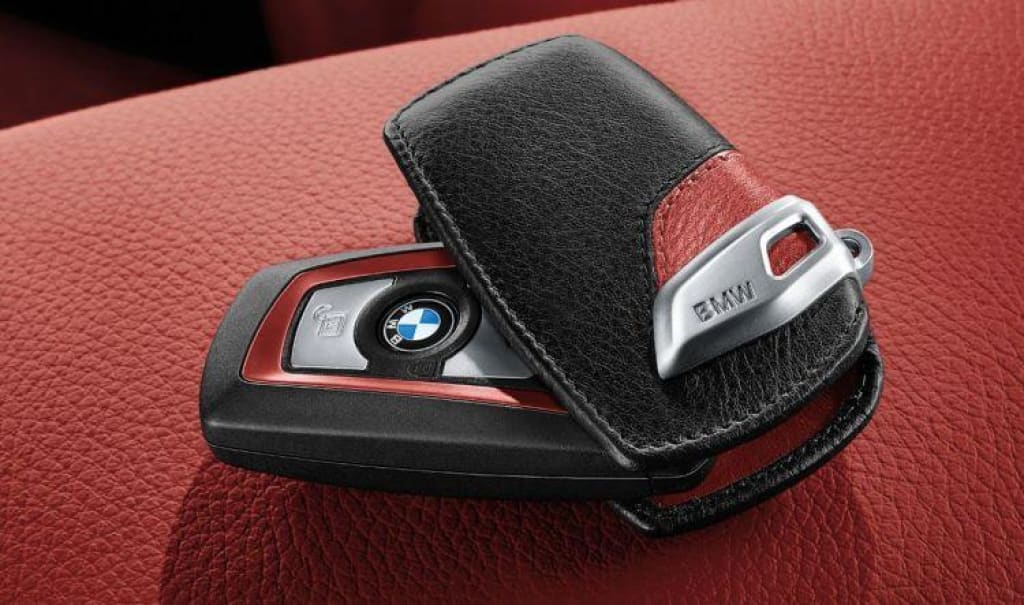 Funda De Llave Sport Schwarz / Rot Para Bmw. Original Bmw Recambios