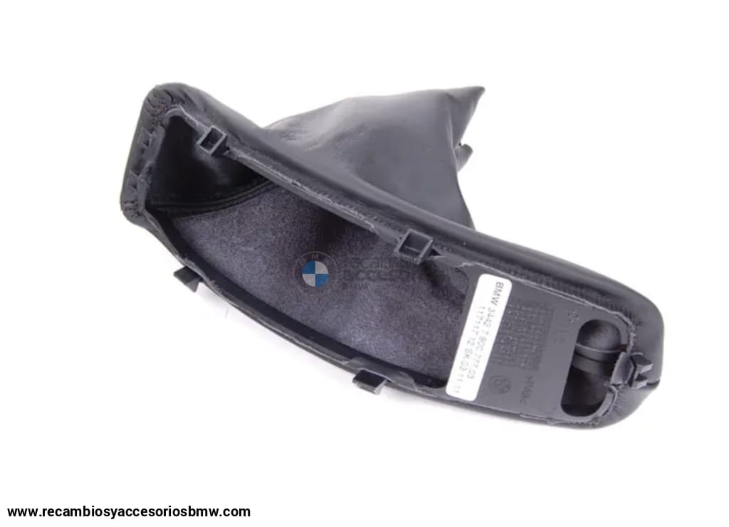 Funda Freno De Mano En Cuero/piel Para Bmw E90 E91 E92 E93. Original Recambios