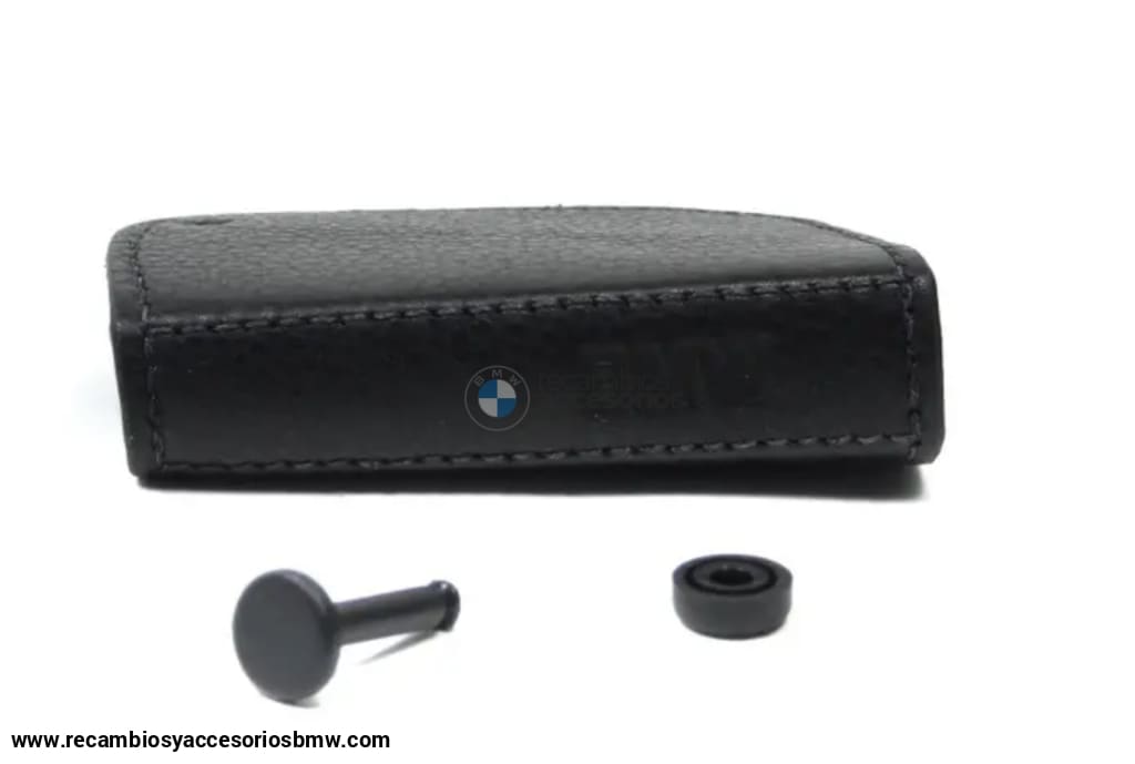 Funda Llave Bmw En Cuero Negro. Original De Accesorios