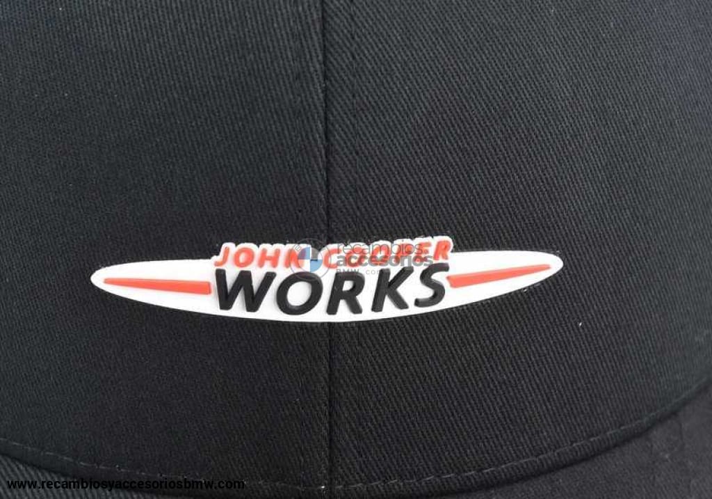 Gorra Mini Jcw Logo Negro Original Recambios