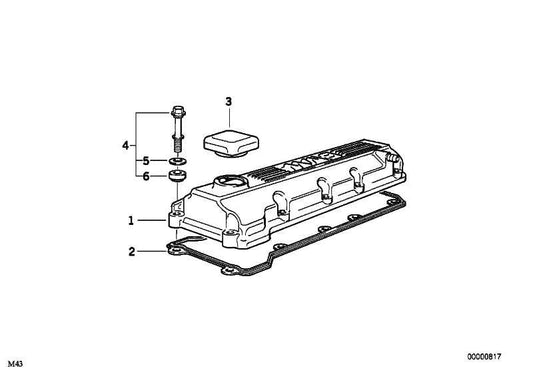 Junta Tapa Para Bmw Serie 3 E36 E46 E34 Z4 . Original Recambios