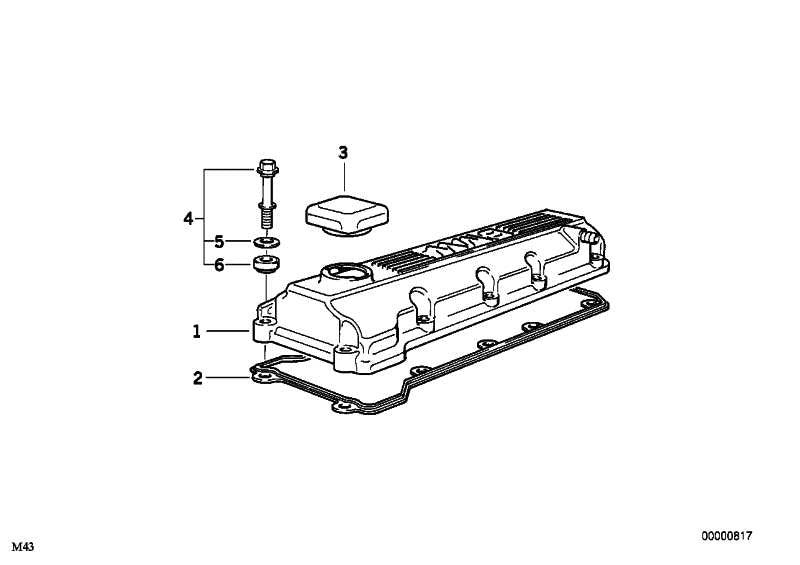 Junta Tapa Para Bmw Serie 3 E36 E46 E34 Z4 . Original Recambios