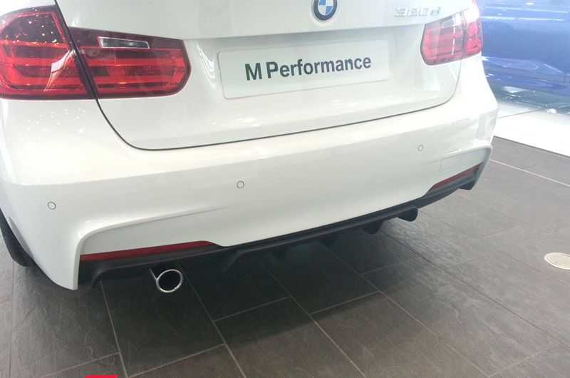 Difusor Trasero Negro Mate M Performance Para Bmw F30 F31. Original Recambios