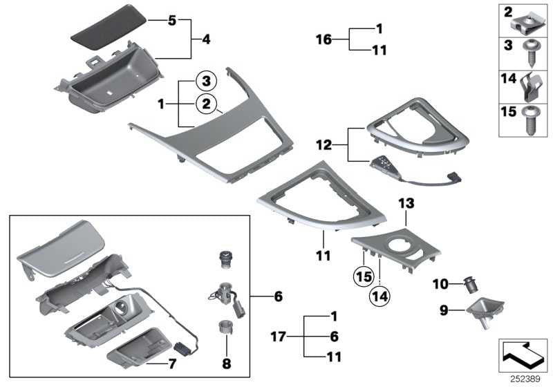 Tapa Idrive Rueda Consola Central Negro Para Bmw E81 E82 Edrive E87 E88 . Original Recambios