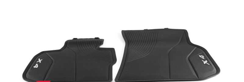 Alfombrillas De Goma Para Todo Clima Bmw X4 G02 X4M F98 . Original Recambios