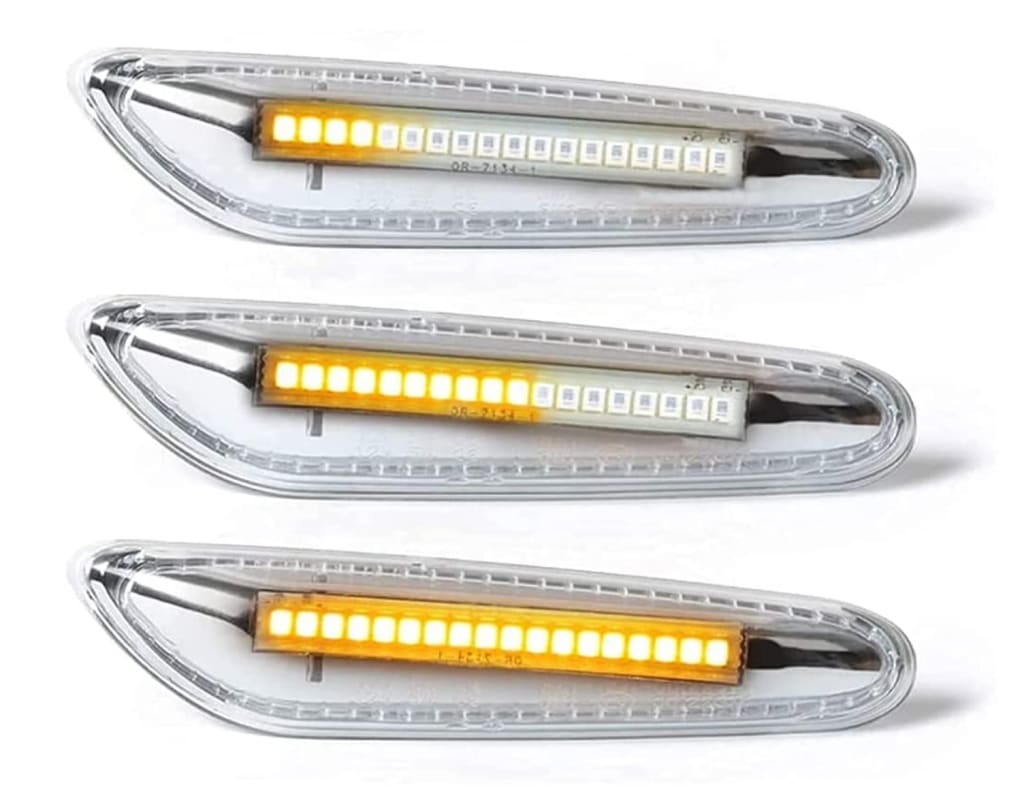 Intermitentes Laterales Led Progresivos Para Bmw Serie 3 E92 E93 Coupe/cabrio Transparentes