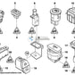 Interruptor De Techo Descapotable Capota Consola Central Para Bmw E93 F12 . Original Recambios