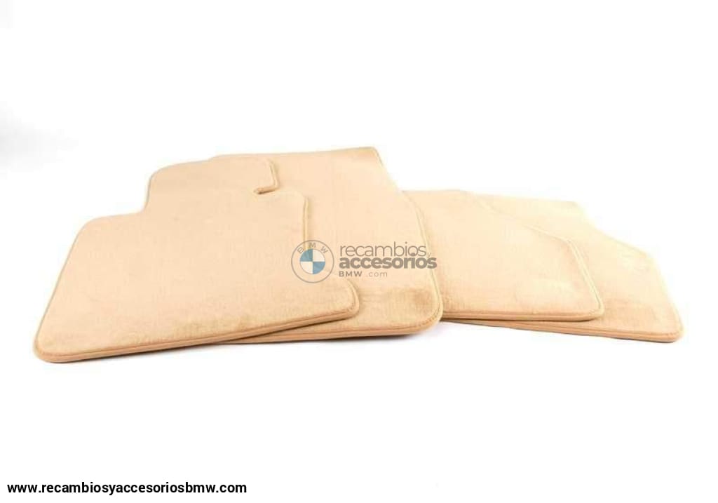 Juego De Alfombrillas Velours Beige Para Bmw Serie 7 E65. Original Recambios