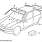 Junta Cristal Superior Y Lateral Trasero Para Bmw E36 . Original Bmw. Recambios