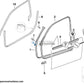 Junta De Puerta Delantera Izquierda Para Bmw Z3. Original Recambios