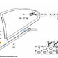 Junta Goma Inferior Cristales Traseros Bmw E46 Coupe / M3. Original De Recambios