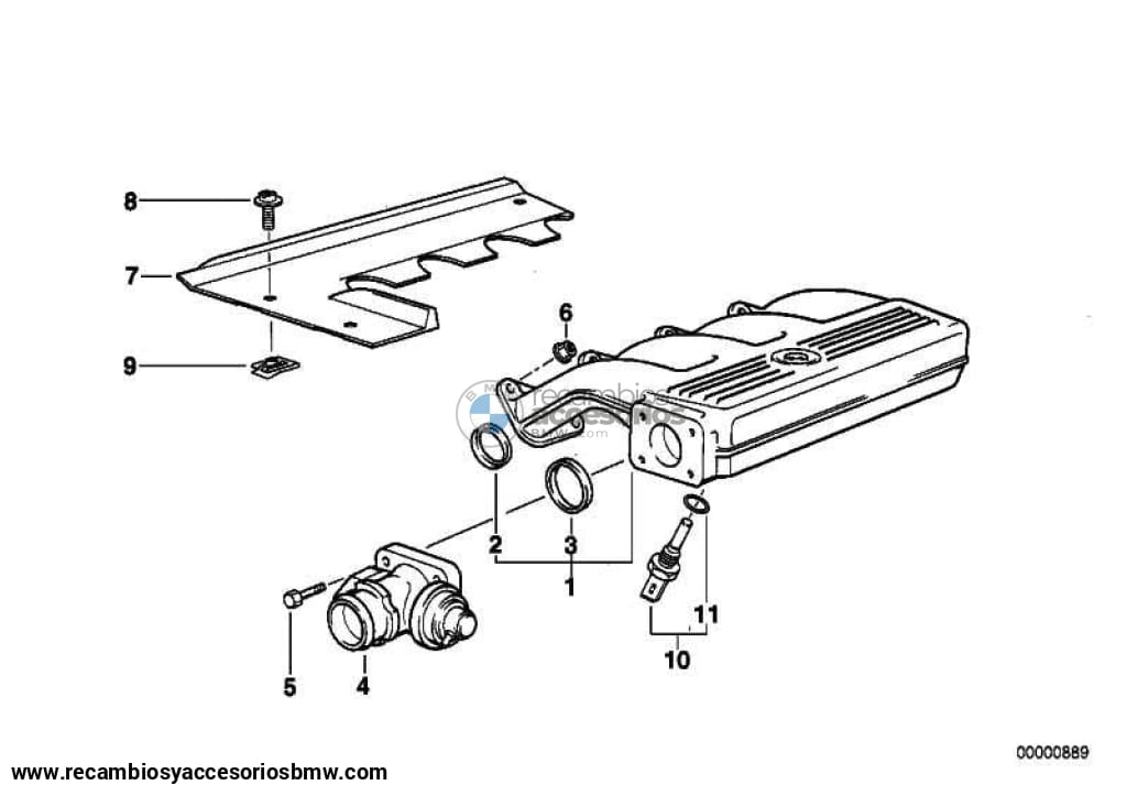 Junta Goma Para Bmw E87 E36 E46 E90 E91 E92 E93 E39 E60 E61 E63 E64 E38 E65 E66 E83 E53 E70 E71 .