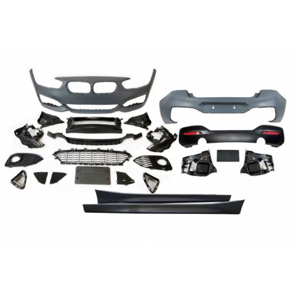 Kit De Carrocería Bmw F20 Lci 15 - 19 Look M - Tech 2 Salidas