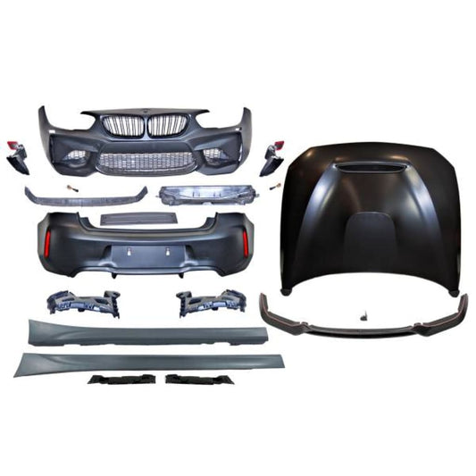 Kit De Carrocería Bmw F20 Lci 15-19 Look M2