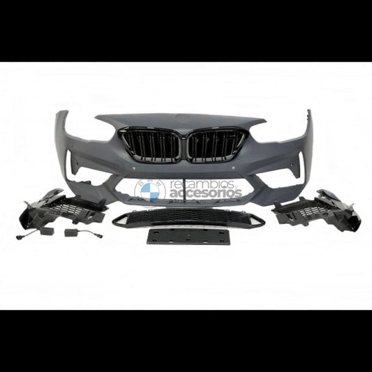 Kit De Carrocería Bmw F20/F21 Lci M2C 2 Salidas Doble Brillante Negro