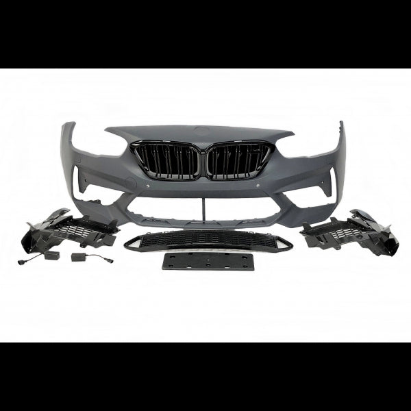 Kit De Carrocería Bmw F20/F21 Lci M2C 2 Salidas Doble Brillante Negro