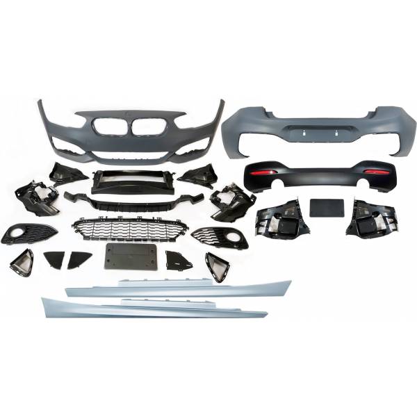 Kit De Carrocería Bmw F21 Lci 15-19 Look M-Tech 2 Salidas