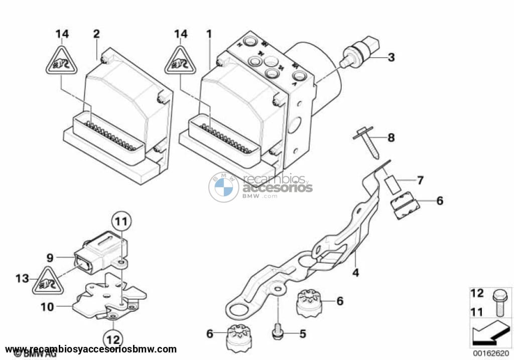 Kit Reparacion Centralita At Unidad De Mando Dsc Para Bmw E53 . Original Recambios