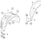 Labio De Retención Delantero Derecho Para Bmw X3 E83. Original Recambios