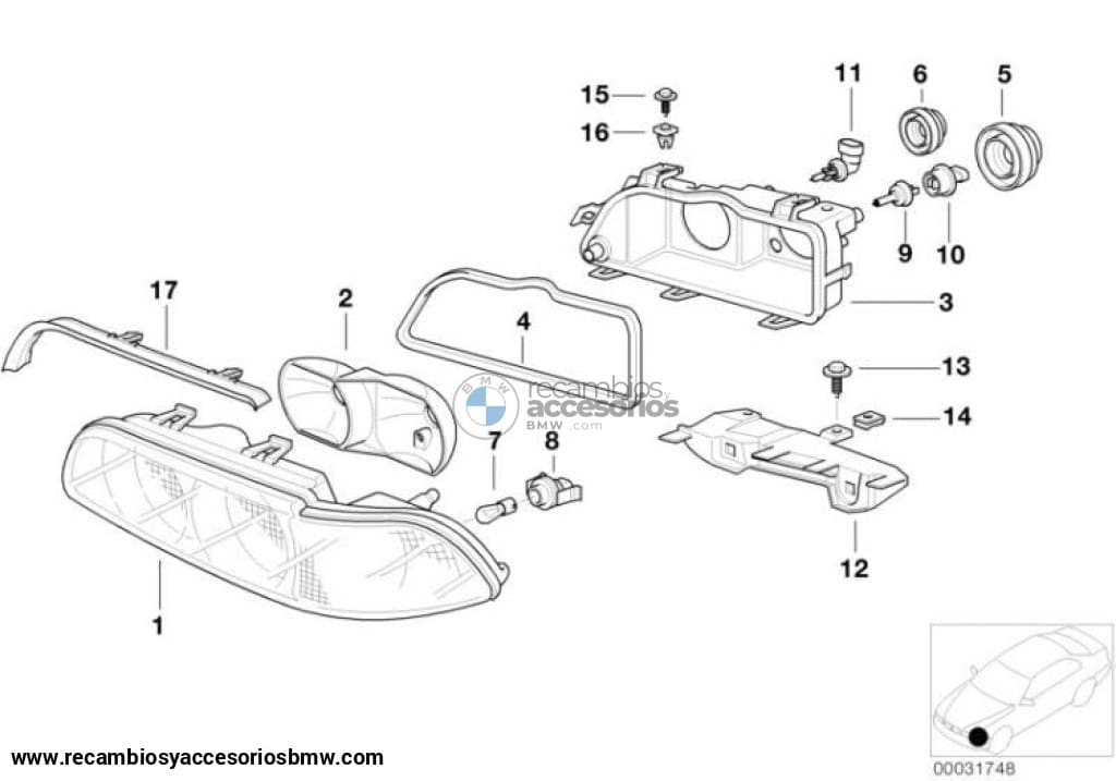 Lampara Bombilla Incandescente Intermitente Delantero S8 Wedge 3157K Para Bmw X5 E53. Original