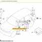 Lampara Plafon Zona Pies Trasero Para Bmw E65 E66 E67 E53. Original Recambios