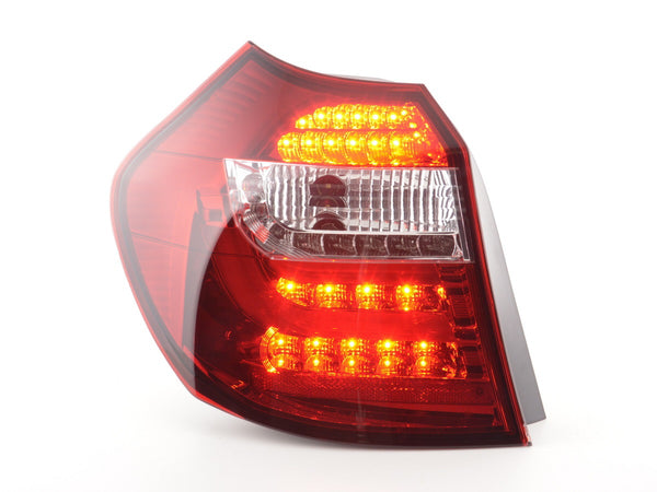 Pilotos traseros LED BMW Serie 1 E87 / E81 3/5 puertas 04-06 transparente / rojo