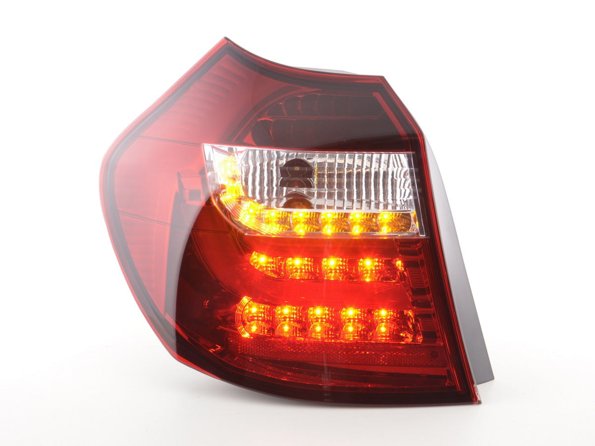 Pilotos traseros LED BMW Serie 1 E87 / E81 3/5 puertas 04-06 transparente / rojo