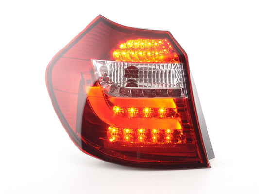 Juego De Pilotos Traseros Led Bmw Serie 1 E87 / E81 3/5 Puertas. 07-11 Claro Rojo Lights > Rear/tail