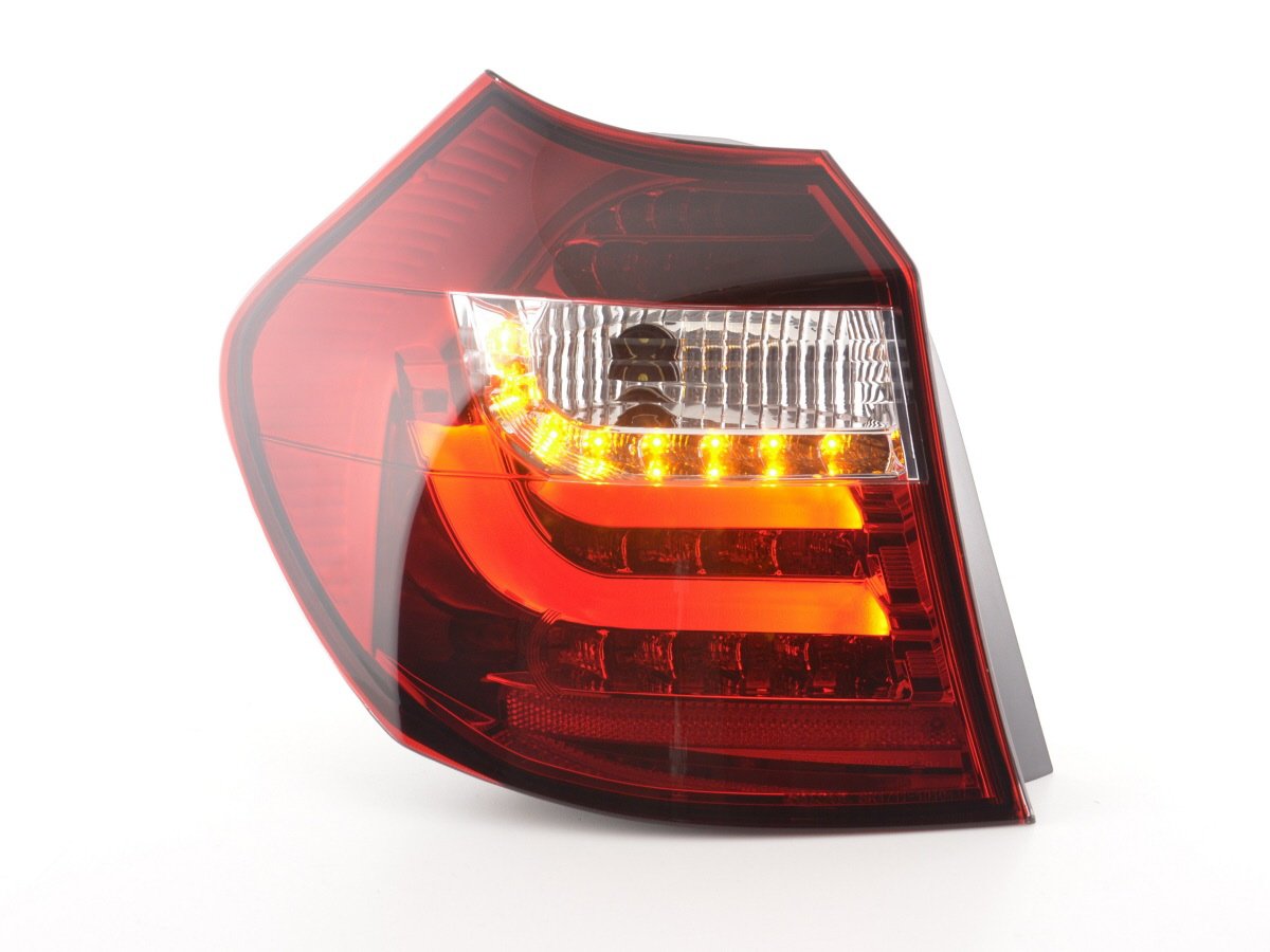 Juego De Pilotos Traseros Led Bmw Serie 1 E87 / E81 3/5 Puertas. 07-11 Claro Rojo Lights > Rear/tail