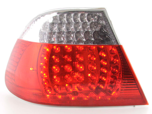 Pilotos traseros led BMW Serie 3 Coupé E46 99-02 transparente/rojo