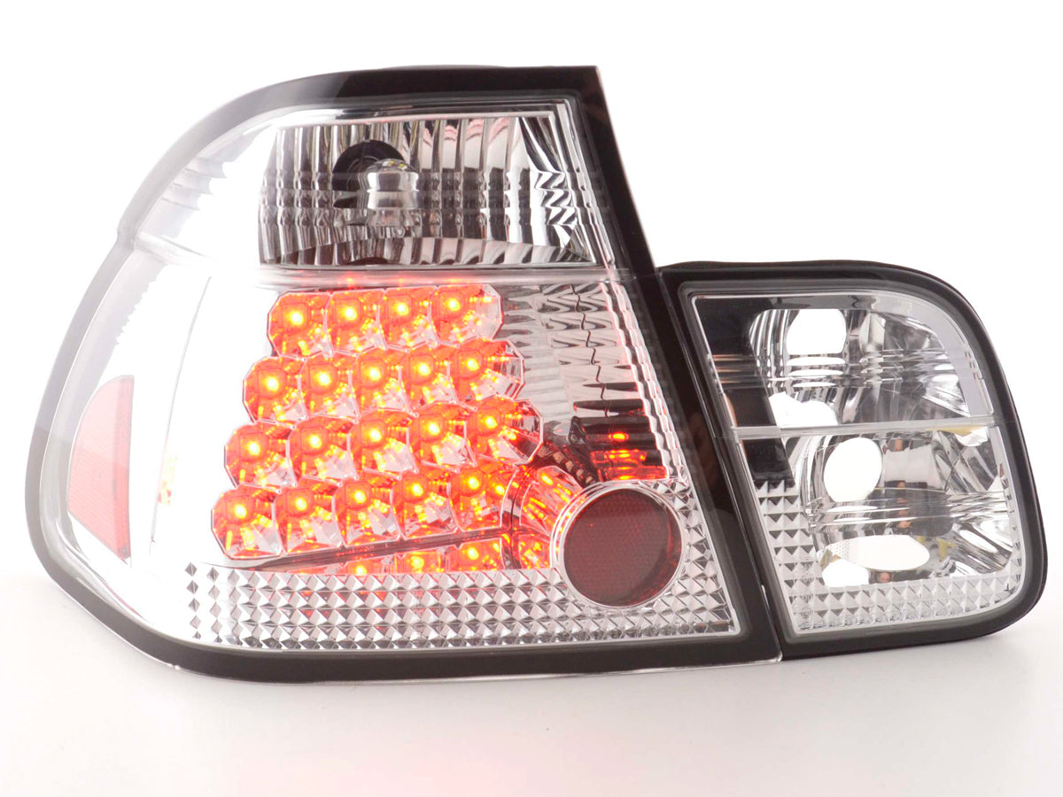 Pilotos Traseros Led Bmw Serie 3 Sedán Tipo E46 98-01 Cromo Lights > Rear/tail Lights