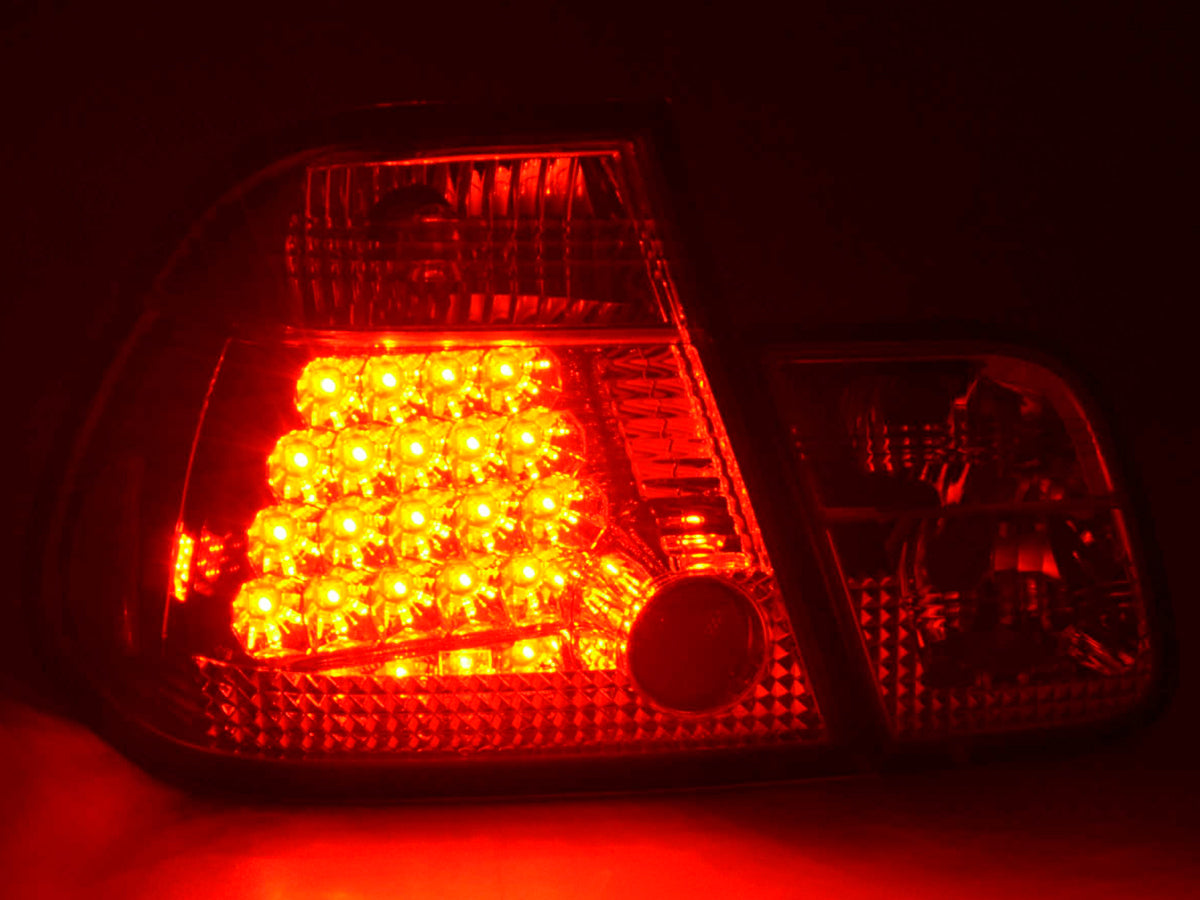 Pilotos Traseros Led Bmw Serie 3 Sedán Tipo E46 98-01 Cromo Lights > Rear/tail Lights