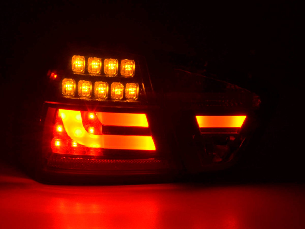 Juego De Luces Traseras Led Bmw 3-Series E90 Limo 05-08 Rojo / Negro Lights > Rear/tail Lights