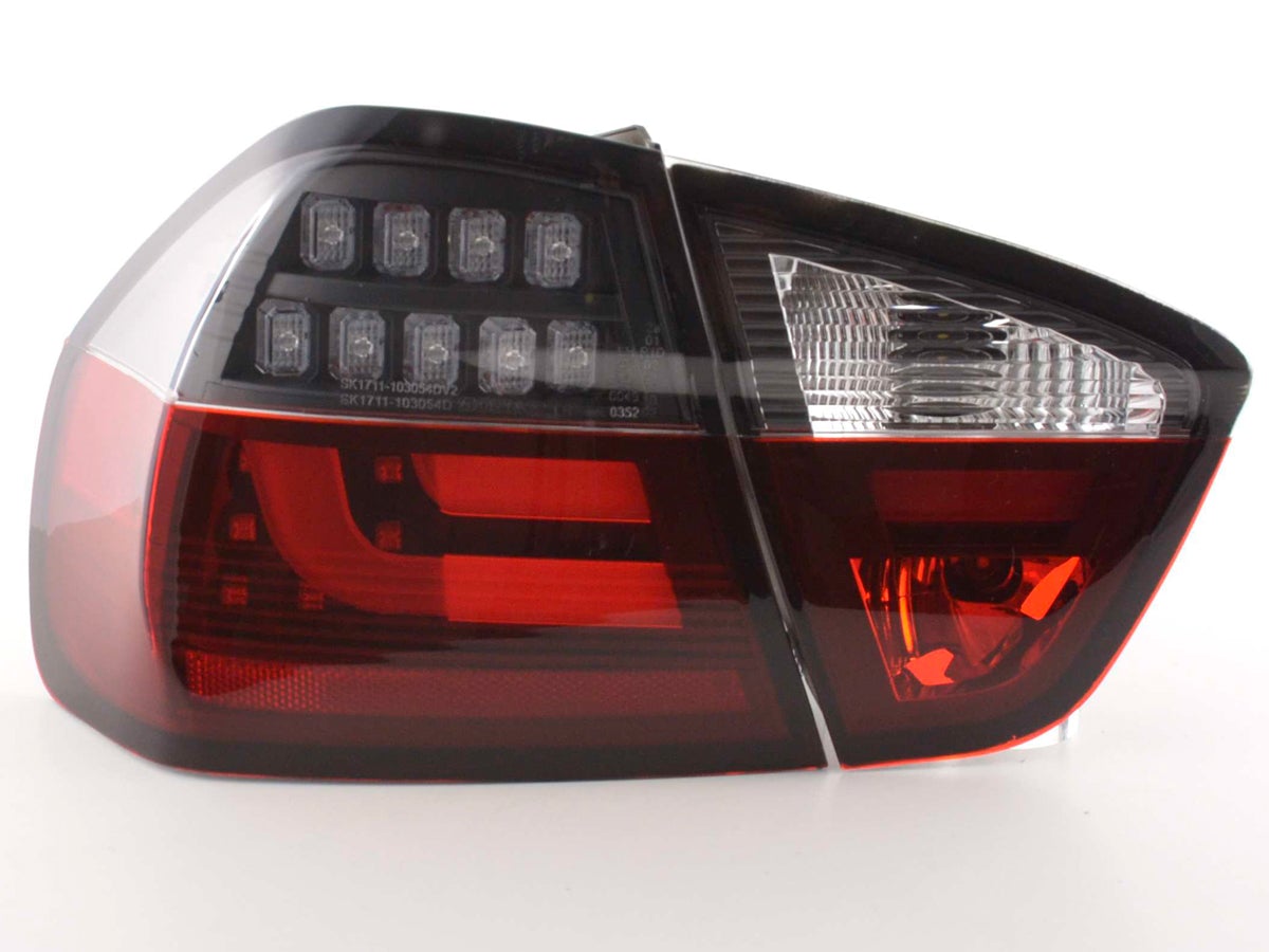 Juego De Luces Traseras Led Bmw 3-Series E90 Limo 05-08 Rojo / Negro Lights > Rear/tail Lights