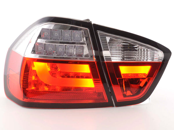 Pilotos traseros LED BMW Serie 3 E90 Berlina 05-08 rojo/transparente