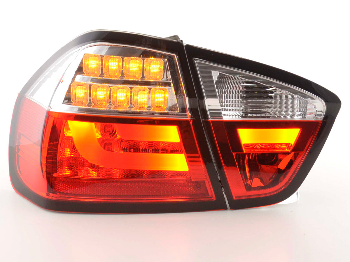 Pilotos traseros LED BMW Serie 3 E90 Berlina 05-08 rojo/transparente