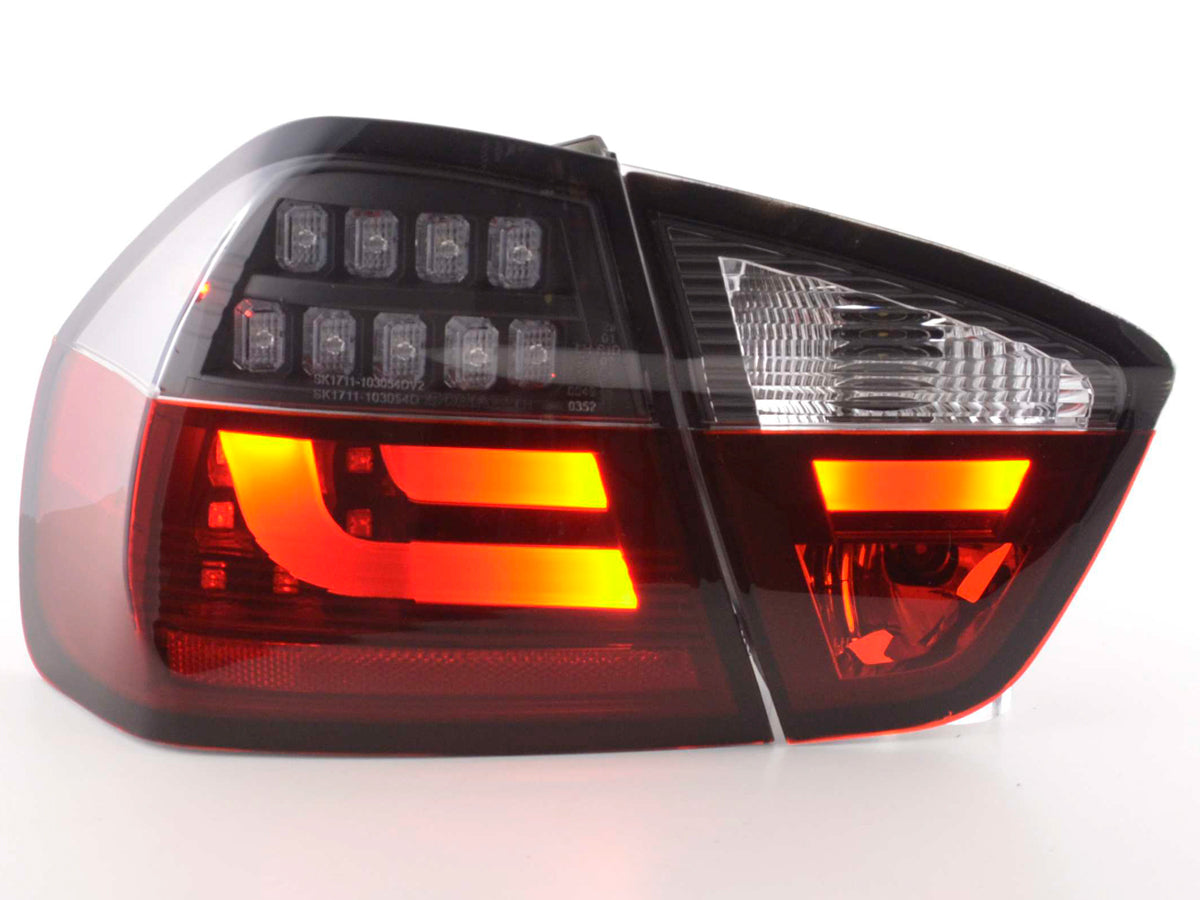 Piloti posteriori BMW LED 3 E90 BERLINA 05-08 ROSSO/NERO