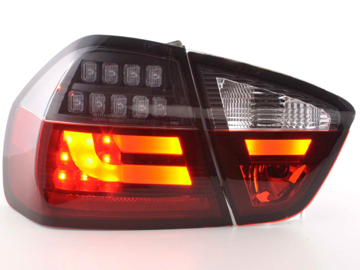 Piloti posteriori BMW LED 3 E90 BERLINA 05-08 ROSSO/NERO