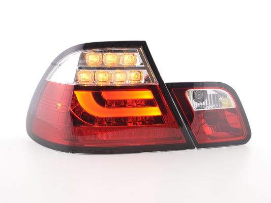 Pilotos traseros LED BMW Serie 3 E46 Coupé 99-02 transparente/rojo