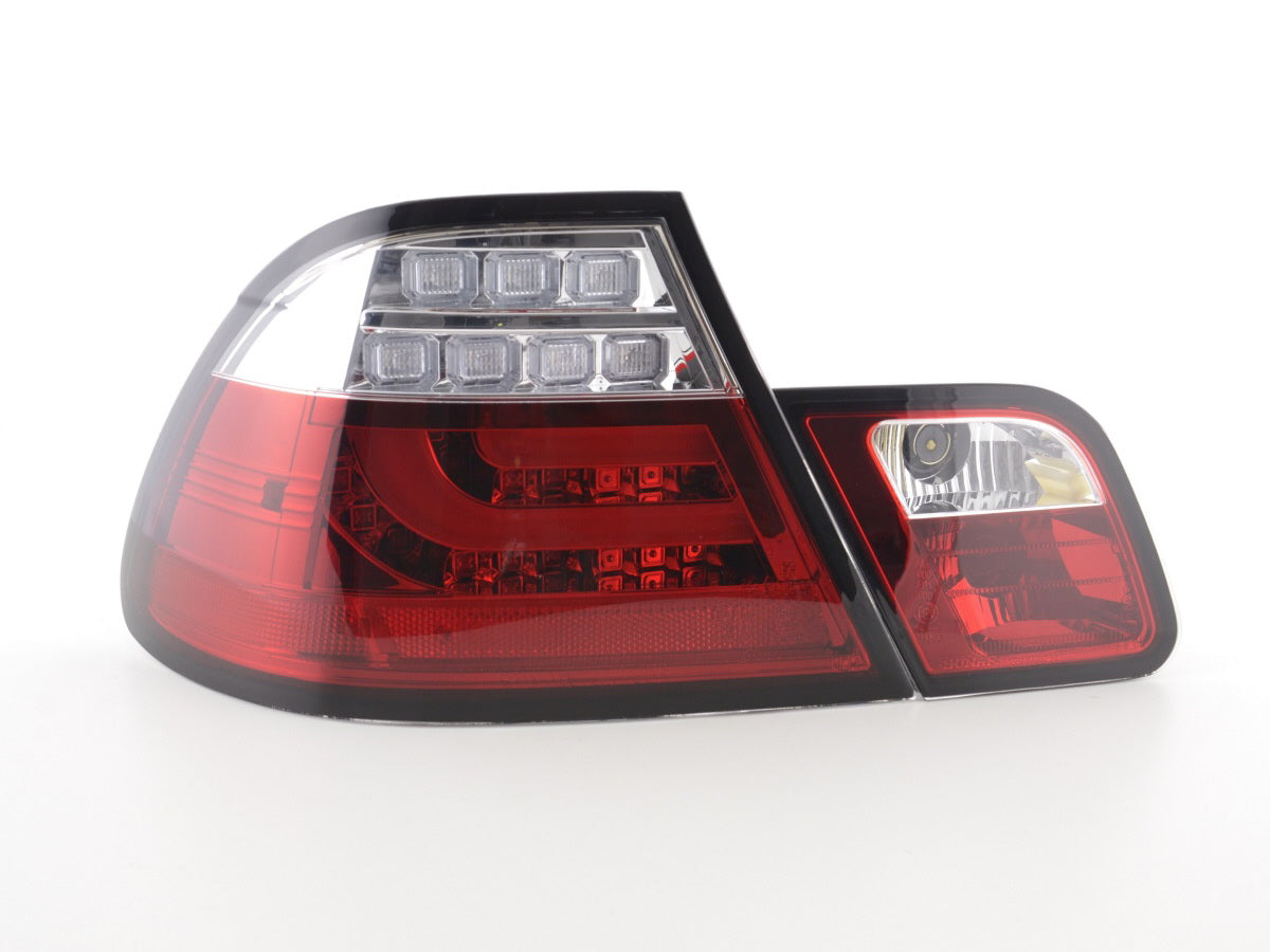 Pilotos traseros LED BMW Serie 3 E46 Coupé 99-02 transparente/rojo