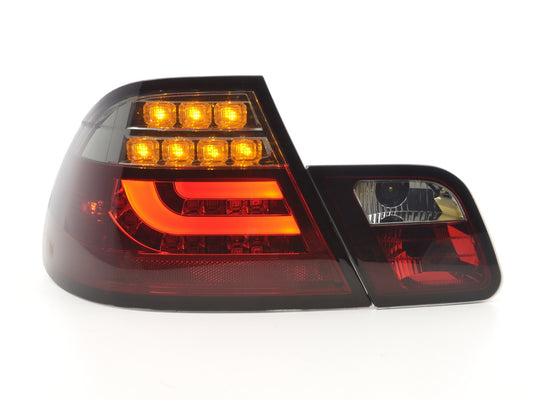 Pilotos traseros LED BMW Serie 3 E46 Coupé 99-03 rojo/negro