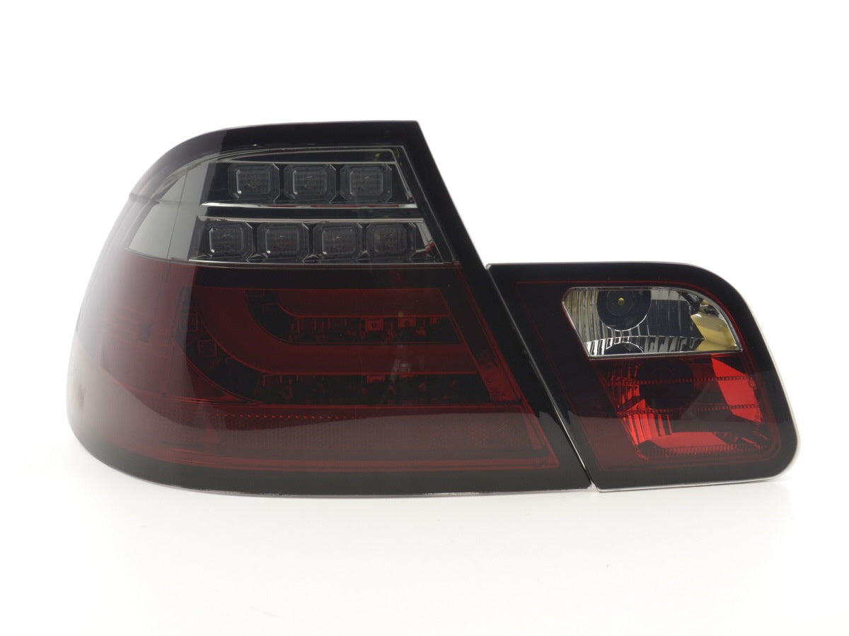 Pilotos traseros LED BMW Serie 3 E46 Coupé 99-03 rojo/negro