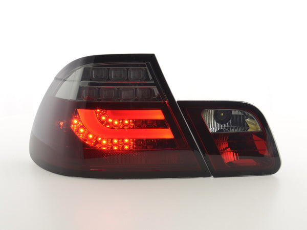 Pilotos traseros LED BMW Serie 3 E46 Coupé 03-07 rojo/negro