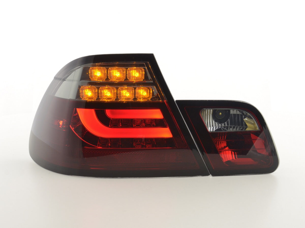 Pilotos traseros LED BMW Serie 3 E46 Coupé 03-07 rojo/negro